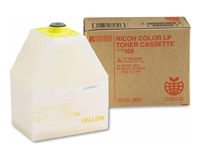 RICOH - Ricoh 885407 Type 105 Yellow Original Toner - CL7000 / CL7100