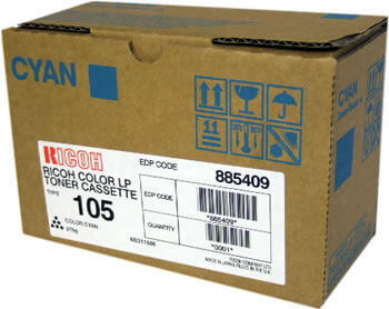 Ricoh 885409 Type 105 Mavi Orjinal Toner - CL7000 / CL7100 (T16085) - RICOH