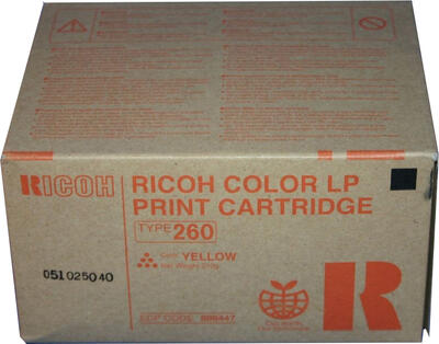 RICOH - Ricoh 888447 Sarı Orjinal Toner -TYPE 260 C7528N / C7535 / CL7200 (T15900)
