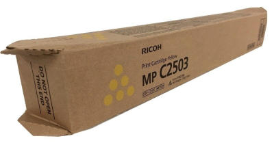 Ricoh C2503 Yellow Original Toner - MP-C250 / 2504 / 2011 / 2003 / 2004 (841929) - RICOH