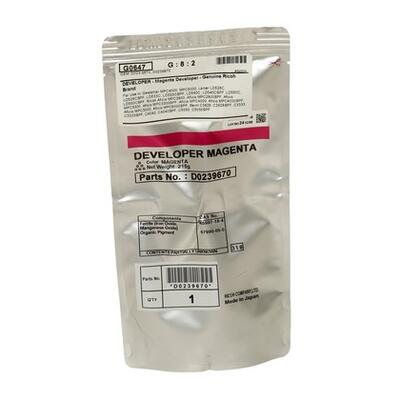 Ricoh D023-9670 Kırmızı Orjinal Developer - MP-C2800 / MP-C3300 (T13674) - RICOH