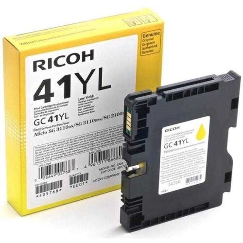 Ricoh GC-41YL Sarı Orijinal Kartuş - SG-3100snw - 1