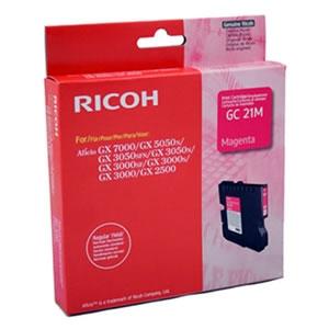 RICOH - Ricoh GC21M Kırmızı Orjinal Kartuş - GX2500 , GX3050 , GX3000 , GX5050 (T7424)