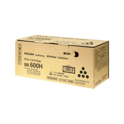Ricoh IM600H (418481) Black Original Toner - IM 550F / IM 600SRF - RICOH