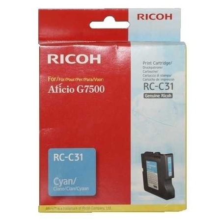 Ricoh RC-C31 Cyan Original Cartridge - G7500 - 1