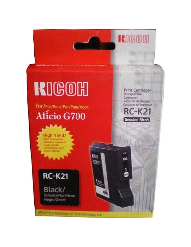 Ricoh RC-K21 (402280) Black Original Cartridge High Capacity - G700