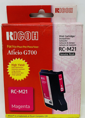 RICOH - Ricoh RC-M21 (402278) Magenta Original Cartridge High Capacity - G700
