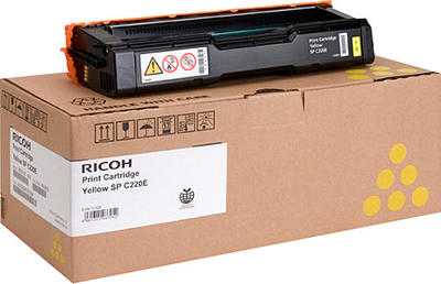 Ricoh SP-C220E Sarı Toner SPC 221-222-240 (406147) (T11384) - RICOH