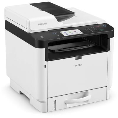 RICOH - Ricoh SP330sfn Mono Laser A4 MFP Printer +Copier + Scanner + Faks + Network