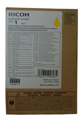 Ricoh Type 1 257066 Yellow Original Toner - Ri1000 - RICOH