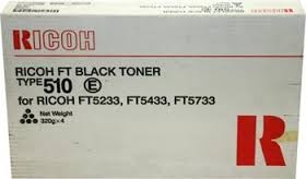 Ricoh Type 510E 887616 Original Toner 4Pk - FT-4227 / FT-4427 / FT-5233 / FT-5733
