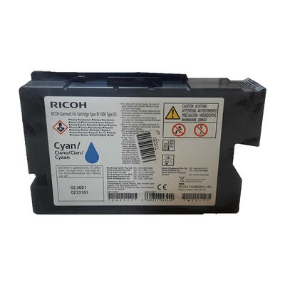 Ricoh Type G1 342553 Cyan Original Cartridge - Ri1000 - RICOH