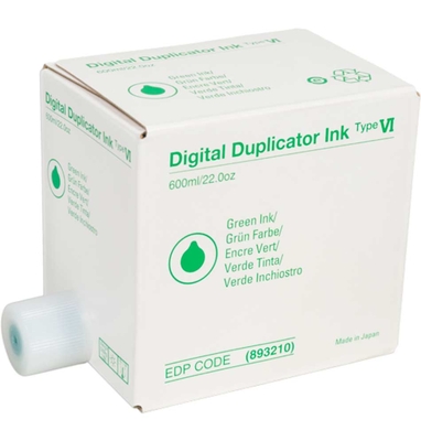 Ricoh Type VI 893210 Green Original Ink - JP4500 / DX4542 - RICOH