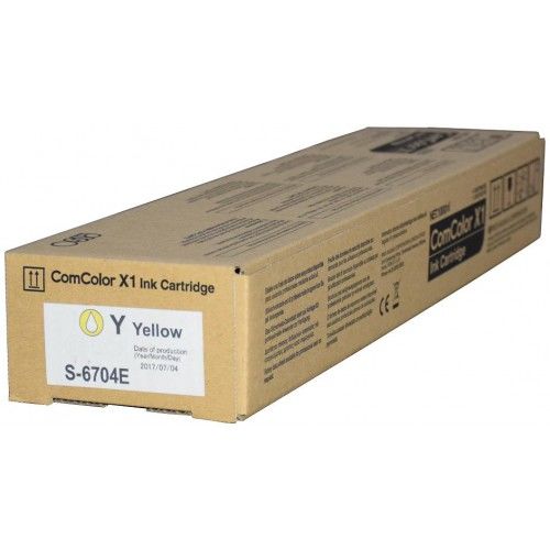 Riso S-6704E Yellow Original Cartridge - ComColor 3110 / 3150 - 1
