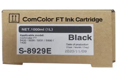 Riso S-8929E Siyah Orjinal Kartuş - ComColor FT 5430 - RISO