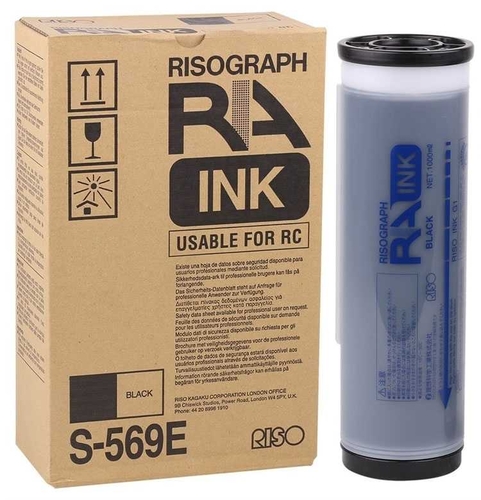Risograph S-569E Black Ink - RC 4500 / RC 5600
