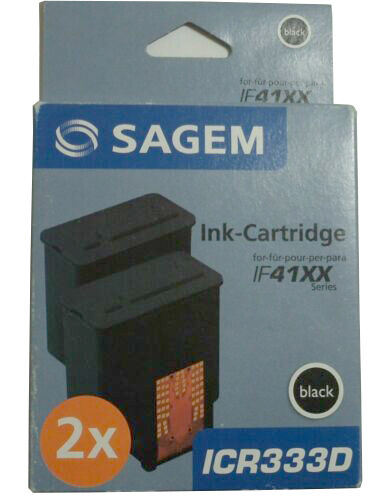 Sagem ICR-333D Black Original Cartridge - IF-4125 / IF-4155