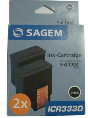 SAGEM - Sagem ICR-333D Black Original Cartridge - IF-4125 / IF-4155