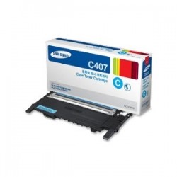 SAMSUNG - Samsung CLT-C407S/SEE Mavi Orjinal Toner - CLP-320 / CLP-325 (T3605)