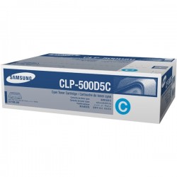 SAMSUNG - Samsung CLP-500D5C/SEE Cyan Original Toner - CLP500 / CLP550
