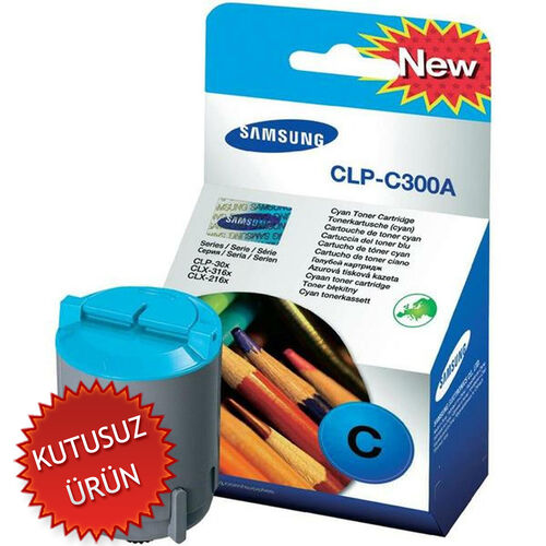 Samsung CLP-C300A Mavi Orjinal Toner - CLP-300 / CLX-3160FN (U) (T13463)