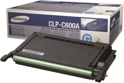 Samsung CLP-C600A/SEE Cyan Original Toner - CLP-600 / CLP-650 - 2