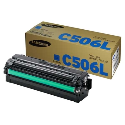 Samsung CLT-C506L/SEE Cyan Original Toner - CLX-6260 / CLP-680 - SAMSUNG