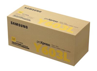 SAMSUNG - Samsung CLT-Y603L Yellow Original Toner - ProXpress C4010n / C4060fd