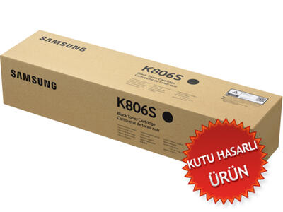 SAMSUNG - Samsung CLT-K806S/SEE Black Original Toner - X7400 / X7500 (Damaged Box)