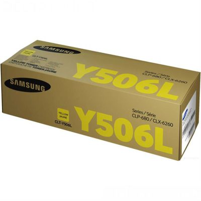 SAMSUNG - Samsung CLT-Y506L Yellow Original Toner - CLX-6260 / CLP-680