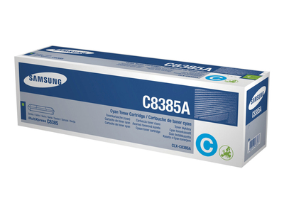 Samsung CLX-C8385A Cyan Original Toner Cartridge - C8385n / C8385nd - SAMSUNG