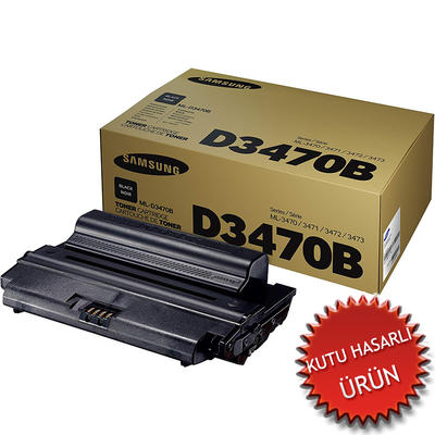 SAMSUNG - Samsung ML-D3470B /EUR Black Original Toner - ML-3470 / ML-3471 (Damaged Box)