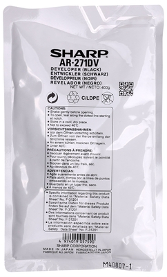 Sharp AR-271DV Original Developer - AR215 / AR235 - SHARP