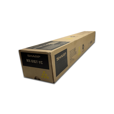 Sharp MX-61GT-YC Yellow Original Toner - MX-2651 / MX-3051 - SHARP