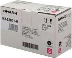 SHARP - Sharp MX-C30GT-M Magenta Original Toner - MX-C250 / MX-C300 