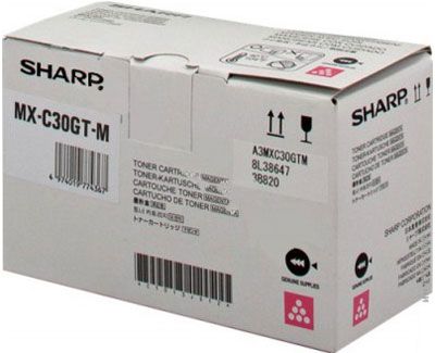Sharp MX-C30GT-M Magenta Original Toner - MX-C250 / MX-C300 