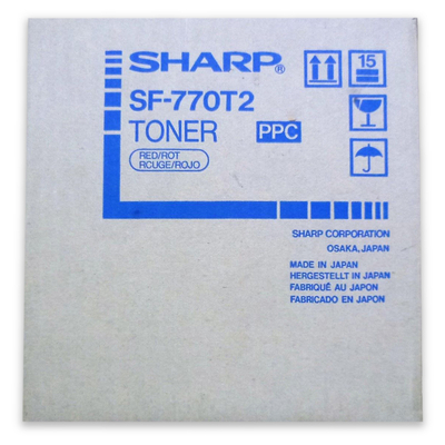 SHARP - Sharp SF-770T2 Kırmızı Orjinal Toner - SF-770 / SF-7700
