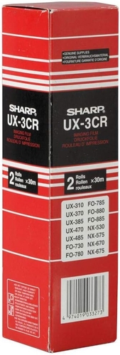 Sharp UX-3CR Original Thermal Transfer Ribbon - UX300 / UX-305 / UX-460