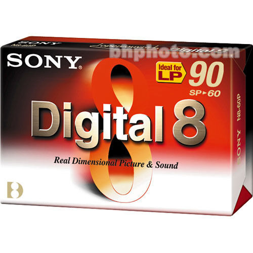 Sony Digital 8 SP-90 N8-60P2 Video Kamera Kaseti (T11217)