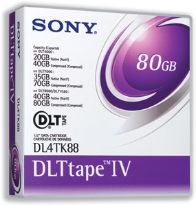 Sony DLT-IV (DLT-4) Data Kartuş 40GB / 80GB 12,65 mm (T2078)