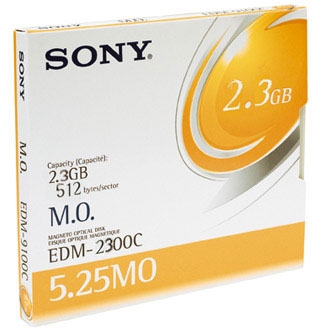 Sony EDM-2300B 5.25 2.3 GB Capacity Manyetic Optic Disk