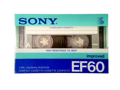 Sony EF60 Unrecorded Tape - SONY