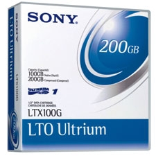 SONY - Sony LTO-1 Ultrium Data Cartridge 100 GB / 200 GB 609m, 12,65mm