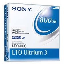 SONY - Sony LTO-3 Ultrium 3 400 GB / 800 GB Data Cartridge 680m, 12.65mm