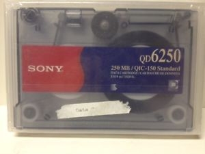 Sony QD-6250 250MB/500MB 311m 5.25 Data Cartridge