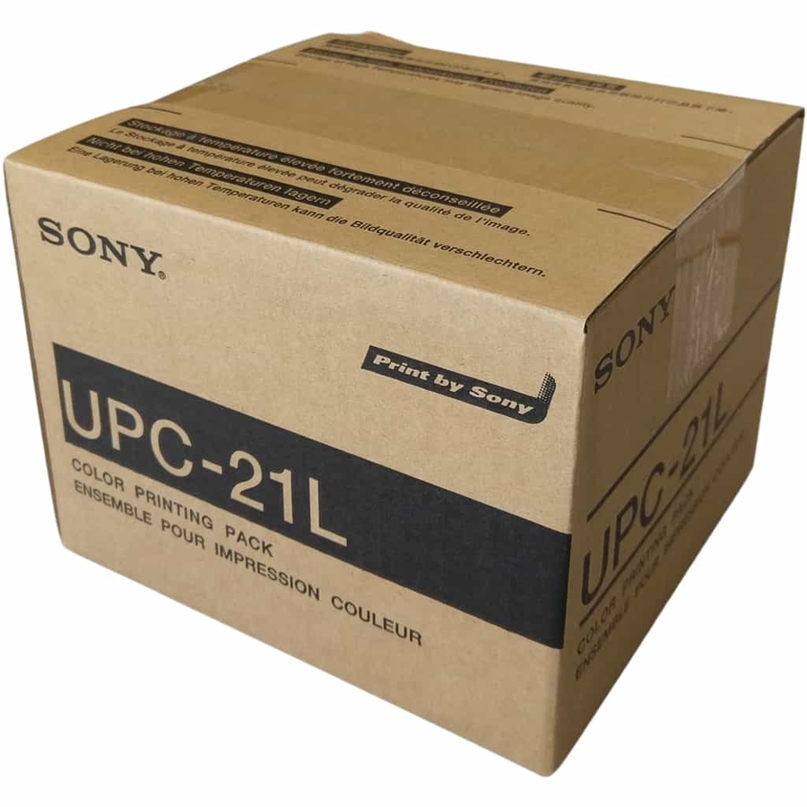 Sony UPC-21L Ultrason Kağıdı Rulo Mürekkep Şeridi UP-20 UP-21MD  UP-25MD (T6218) Fax Kağıtları SONY A Grade