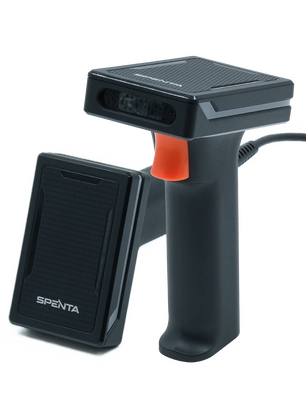 Spenta ST-3810 + USB-HID + USB-COM + RS232 + 1D/2D Handheld Wired Barcode Scanner - Spenta