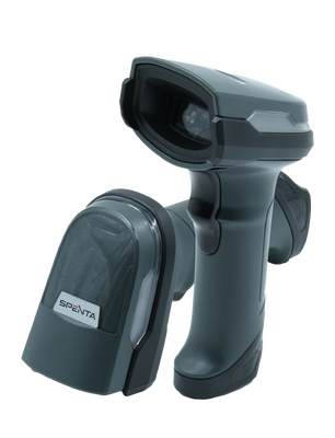 Spenta ST-3812 + USB-HID + USB-COM + RS232 + 1D/2D Handheld Wired Barcode Scanner - Spenta