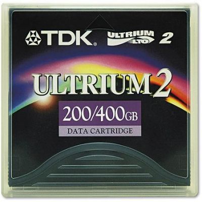 Tdk LTO-2 Ultrium 2 200 GB / 400 GB Data Cartridge 609m, 12.65mm