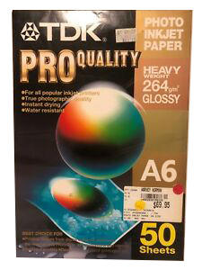 Tdk Glossy Photo Paper 105x148mm 264 g/m2 - SONY